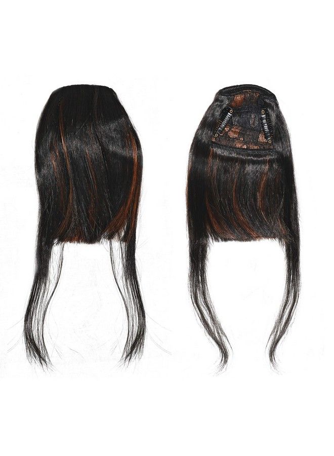 Rapidsflow Synthetic Front Hair Extensions With Clip Hair Bang Fringe For Women And Girls With Center Cut (Gh) - Image 1