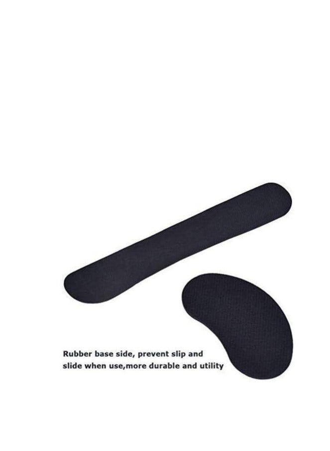 2pcs Wrist Rest, Memory Foam Mouse Pad and Keyboard Wrist Rest Pad for Office, Computer, Laptop, Mac, Comfortable, Lightweight for Easy Typing Pain Relief - Image 2