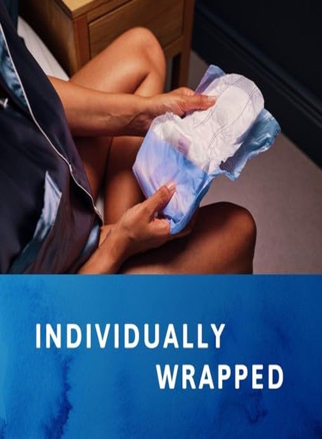 تينا فوط تينا ليدي بروتكت + ماكسي الليلية | فوط صحية نسائية لسلس البول | جفاف يدوم حتى 12 ساعة | فوط ليلية | حماية ثلاثية أثناء الاستلقاء من التسربات والروائح والرطوبة | مختبرة من قبل أطباء الجلدية | نسيج يسمح بمرور الهواء | الطول 39.4 سم | 6 قطع - Image 2