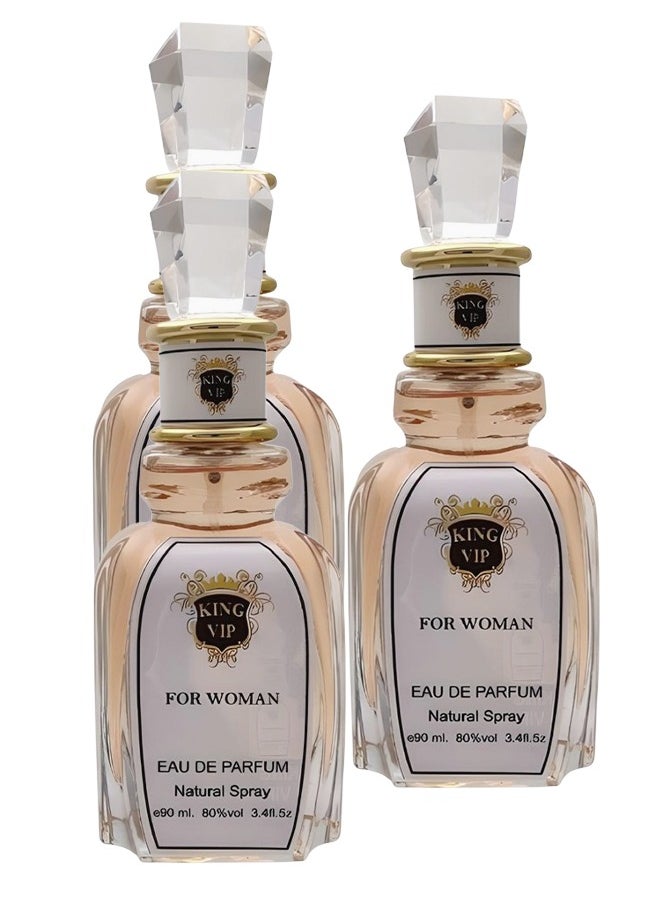 كينج - 3 قطع عطر كينج في آي بي للنساء 90 مل - Image 1