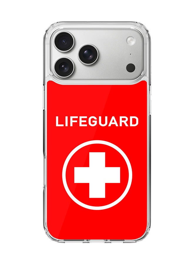 Stylizedd Classic Clear MagSafe Case for iPhone 17 Pro Max , Hybrid Soft Case Flexible Edges Anti Drop TPU PC Gel Thin Transparent Cover [ Designed for iPhone 17 Pro Max ] - Lifeguard