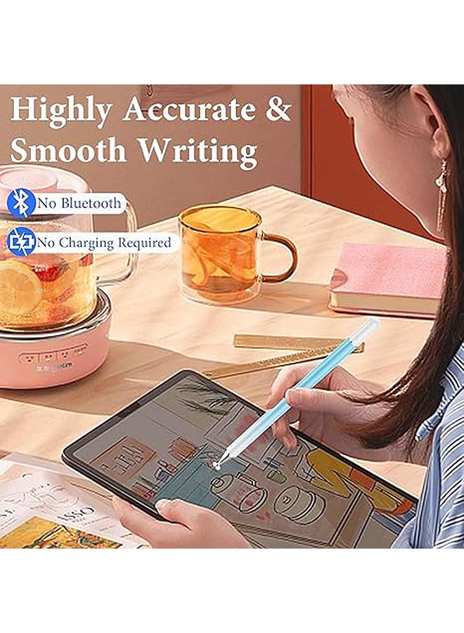 Gecomo 2 Pcs Stylus Pen for Touchscreen, 2 in 1 Active iPad Pencil High Sensitivity & Precision, , Stylus Pen for iPhone/iPad/Samsung/Galaxy/Huawei/Surface/Tablets/Phone & All Touch Screens - Image 5