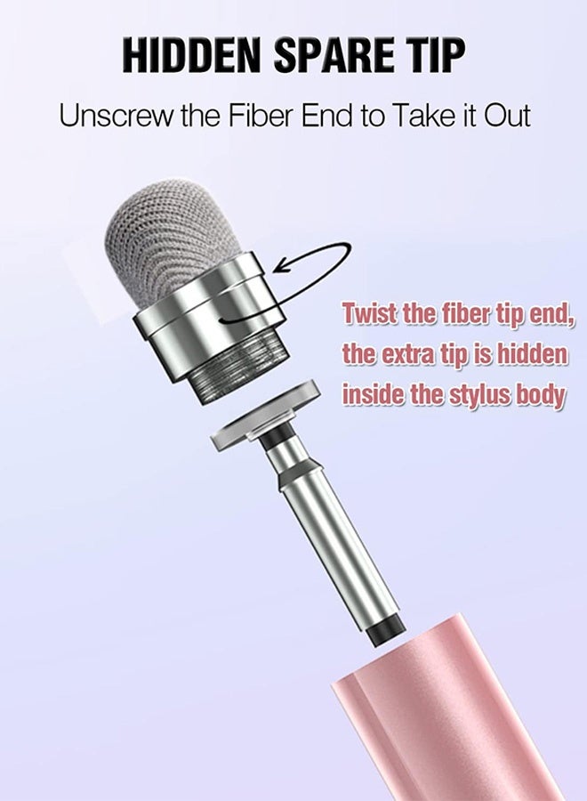 Gecomo 2 Pcs Stylus Pen for Touchscreen, 2 in 1 Active iPad Pencil High Sensitivity & Precision, , Stylus Pen for iPhone/iPad/Samsung/Galaxy/Huawei/Surface/Tablets/Phone & All Touch Screens - Image 4