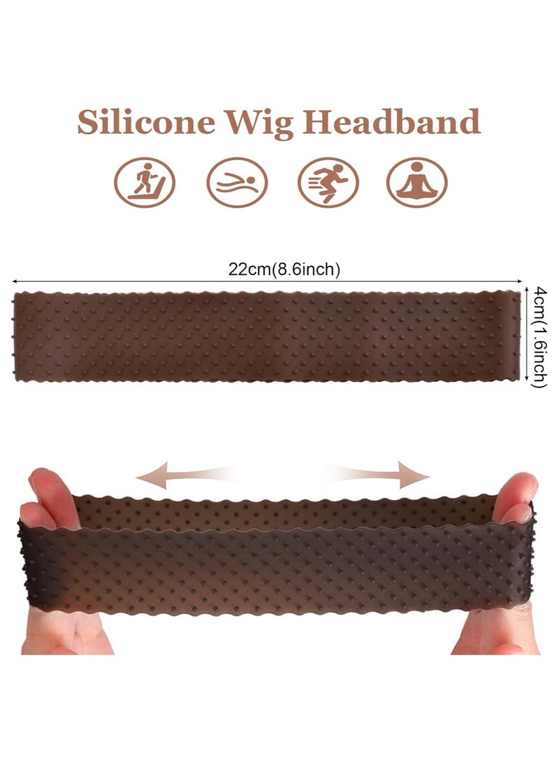 Estelle Wig Grip Band Non-Slip Silicone Wig Headband for Women Adjustable Wig Fix Seamless Wig Band Elastic Wig Gripper Cap for Lace Wigs to Hold Wig (white) - Image 3