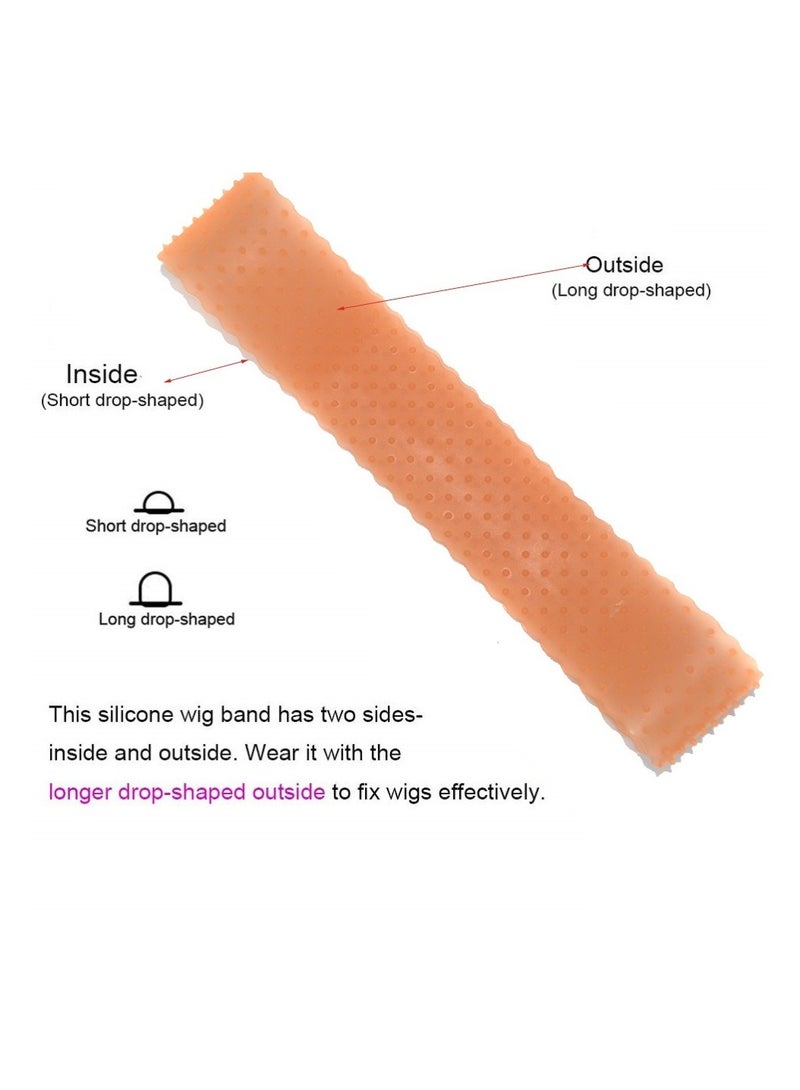 Estelle Wig Grip Band Non-Slip Silicone Wig Headband for Women Adjustable Wig Fix Seamless Wig Band Elastic Wig Gripper Cap for Lace Wigs to Hold Wig (white) - Image 5