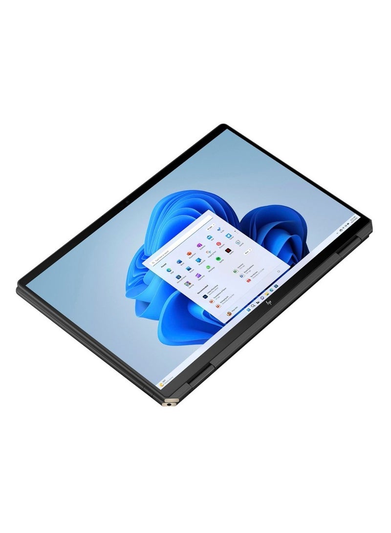 HP كمبيوتر محمول Spectre x360 2 في 1 قابل للتحويل مع شاشة لمس OLED مقاس 14 بوصة 2.8K، ومعالج Intel Core Ultra 7-155H Evo/ذاكرة وصول عشوائي سعة 16 جيجابايت/محرك أقراص SSD سعة 1 تيرابايت/بطاقة رسومات Intel Arc/كاميرا ويب بدقة 9 ميجابكسل/FPR/نظام تشغيل Windows 11 H - Image 5