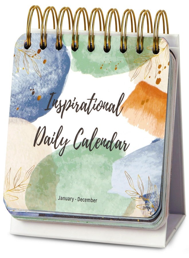Planrage Motivational & Inspirational Daily Calendar - Daily Flip Calendar with Inspirational Quotes, 5.5" x 4.8", Undated Perpetual Office Desk Decor, Office Desk Accessories, Inspirational Standing Flip - Image 1