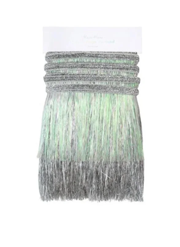 Meri Meri Silver Iridescent Tinsel Fringe Garland