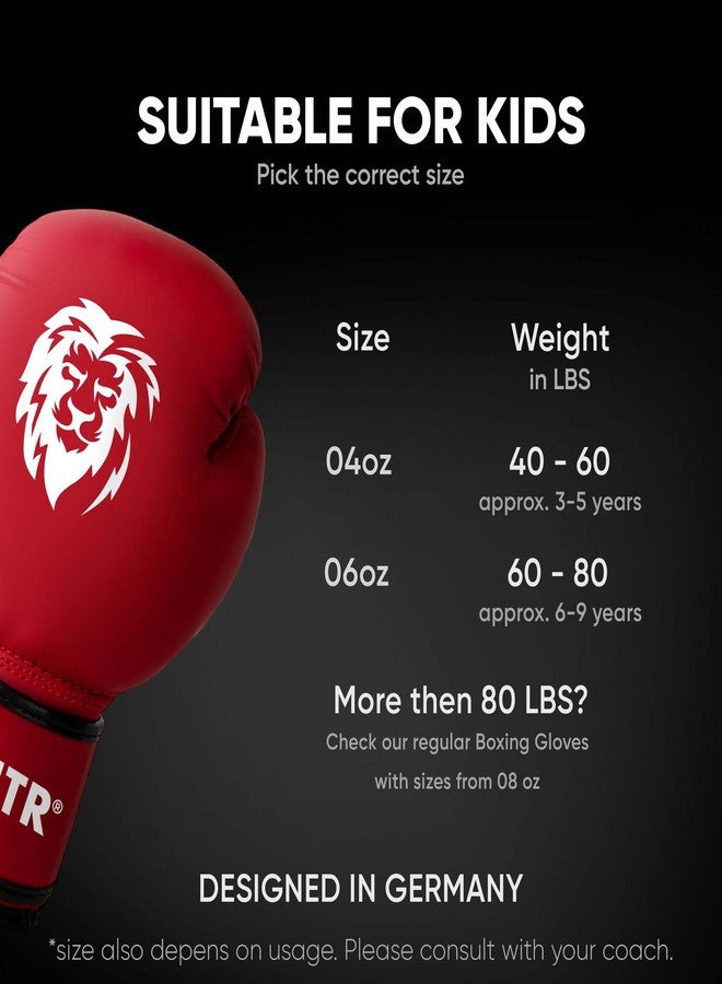 FIGHTR® Kids Boxing Gloves and More Stability | Junior Boys and Girls | Boxing, MMA, Muay Thai, Kickboxing & Martial Arts 04 06 oz | incl. Carry Bag - Image 2