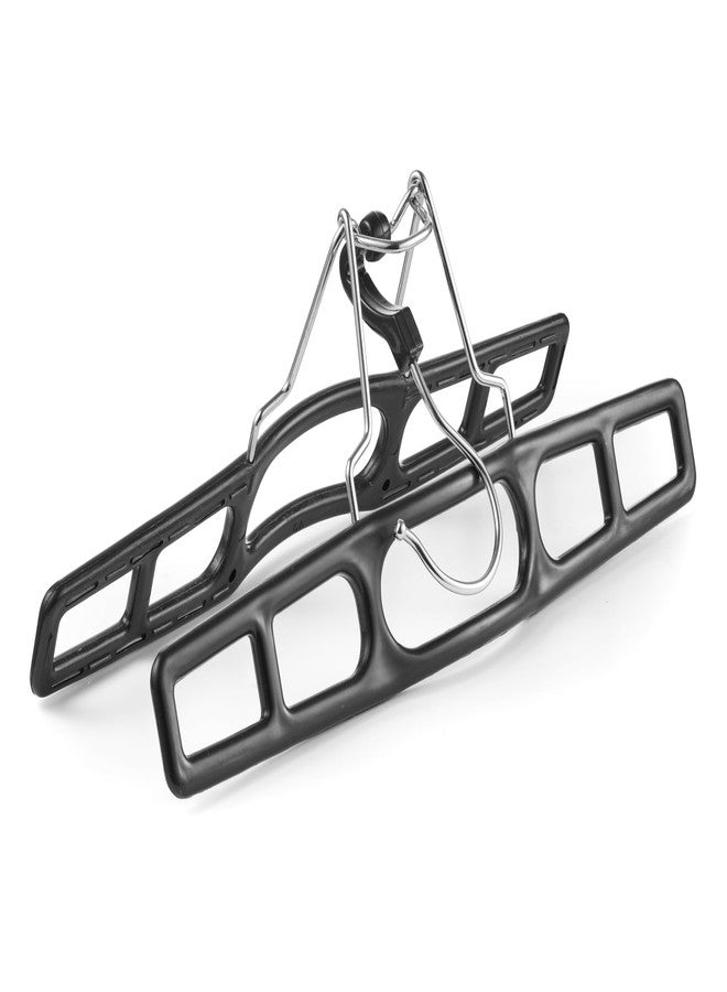 DEILSY Pant/Skirt Hangers, Set of 10 (Black) - Image 2
