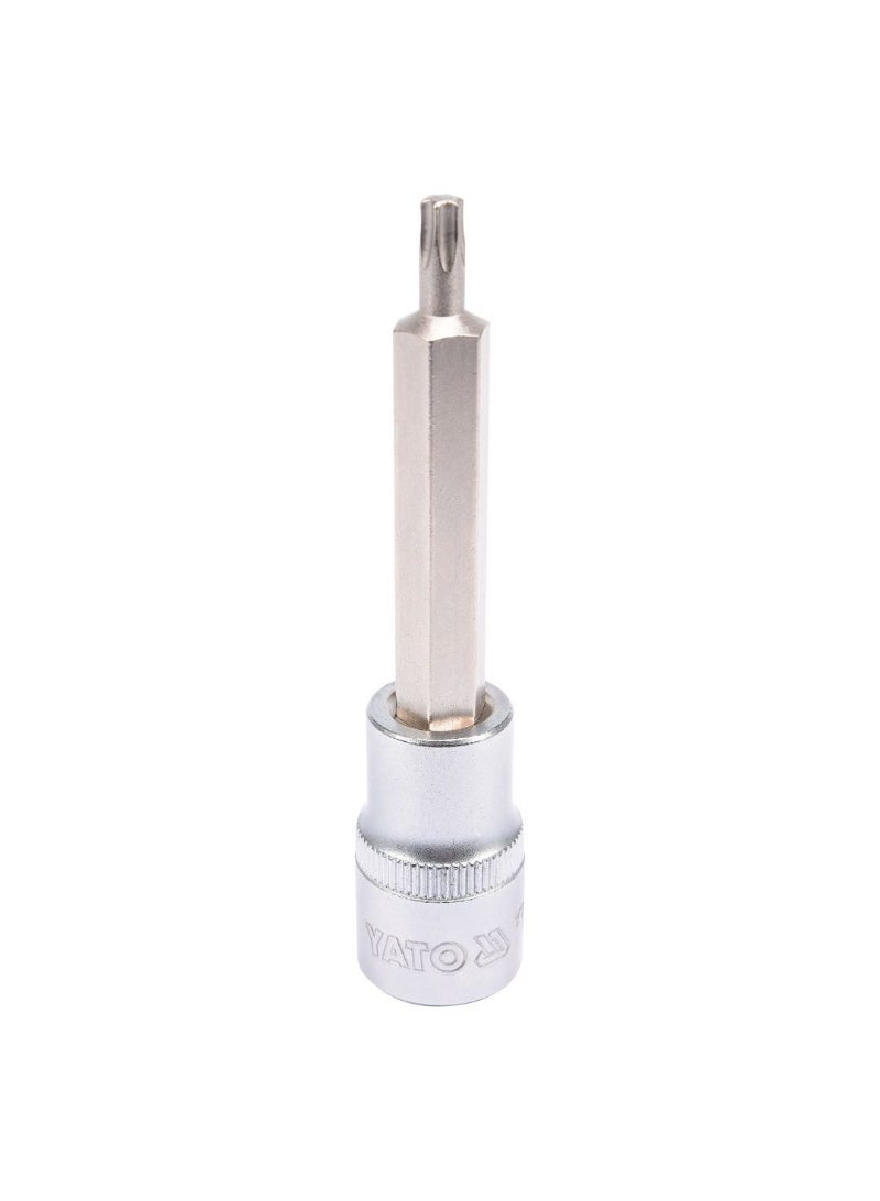YATO Socket Bit 1/2" Torx T27 L=100mm YT-04322