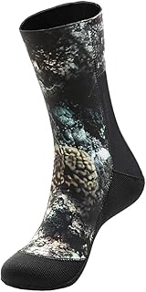 Skyone Neoprene Wetsuit Socks Scuba Surf Booties for Men Women Kids, 3MM 5MM Diving Boots Swim Booties Fin Socks - Image 1