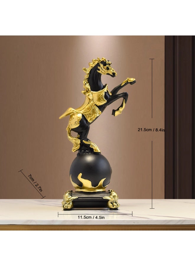 Nordic Art Modern Horse Sculpture - Living Room TV Cabinet Entrance Wine Cabinet Home Decor Accent