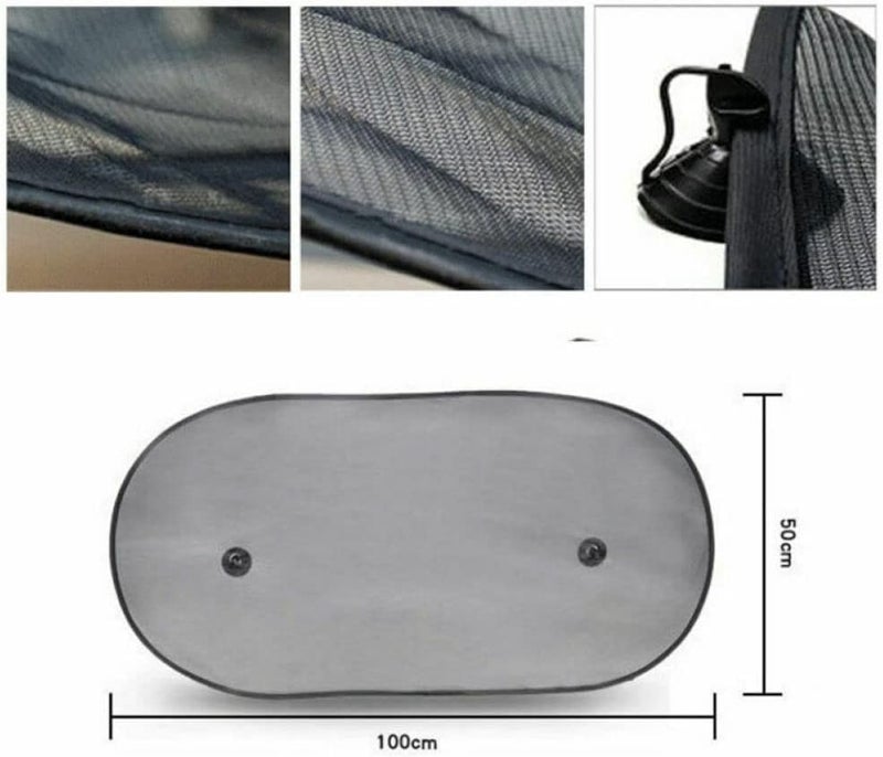 MASO Universal Car Rear Window Sunshade with Suction Cups for Children, Babies, and Pets - Image 5