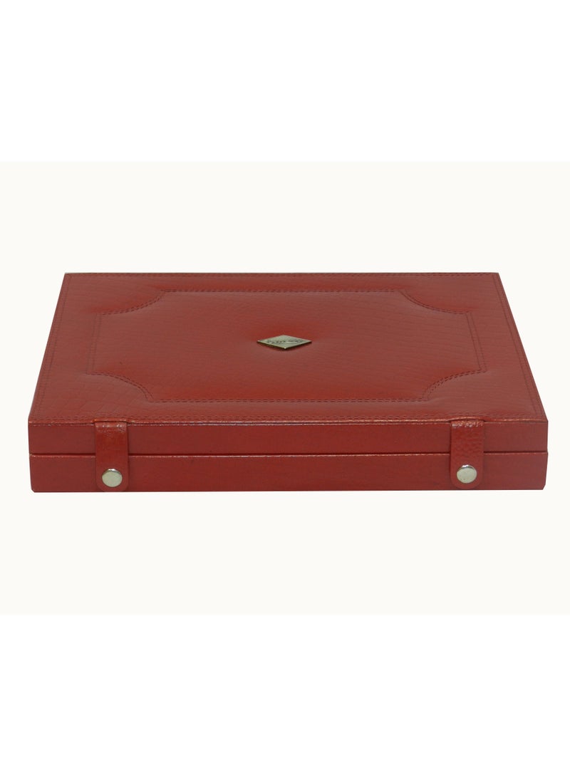 LAVERI LEATHER Laveri Genuine Leather Chain Box Organizer Storage Chain Stud Tray Showcase Storage Case  - Image 5