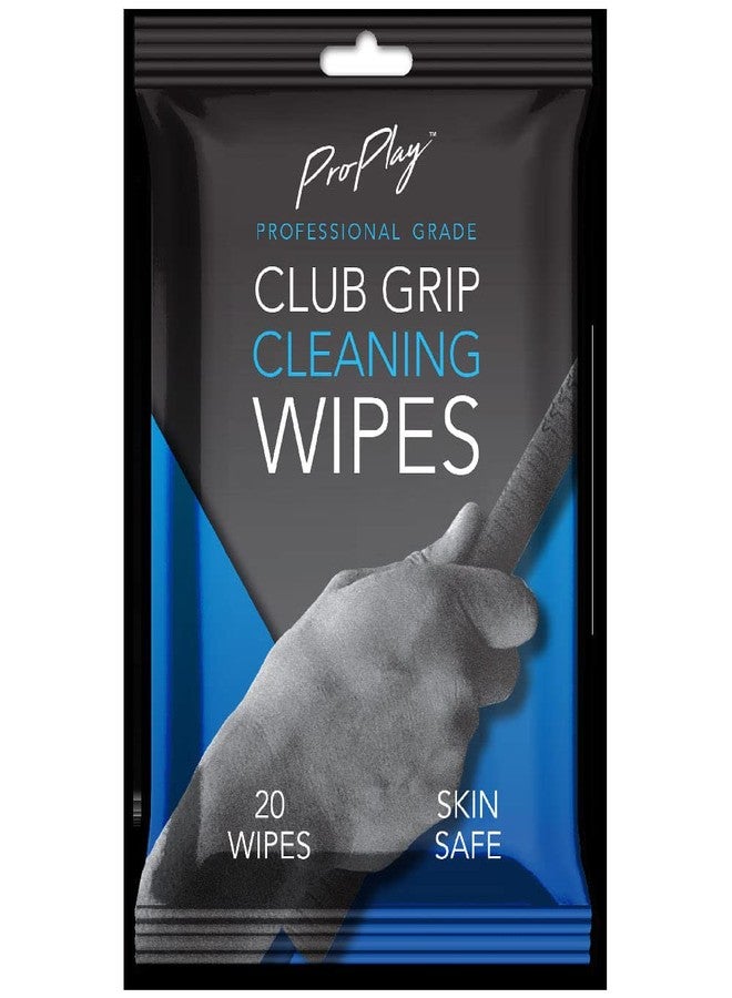 pro:play ProPlay Club Grip Cleaning Wipes | Powerful Cleaner Removes Grime, Dirt, and Sweat | Restore Tackiness of Golf Club Grips | Convenient, Resealable Pack - Unscented 1 Pack - Image 2