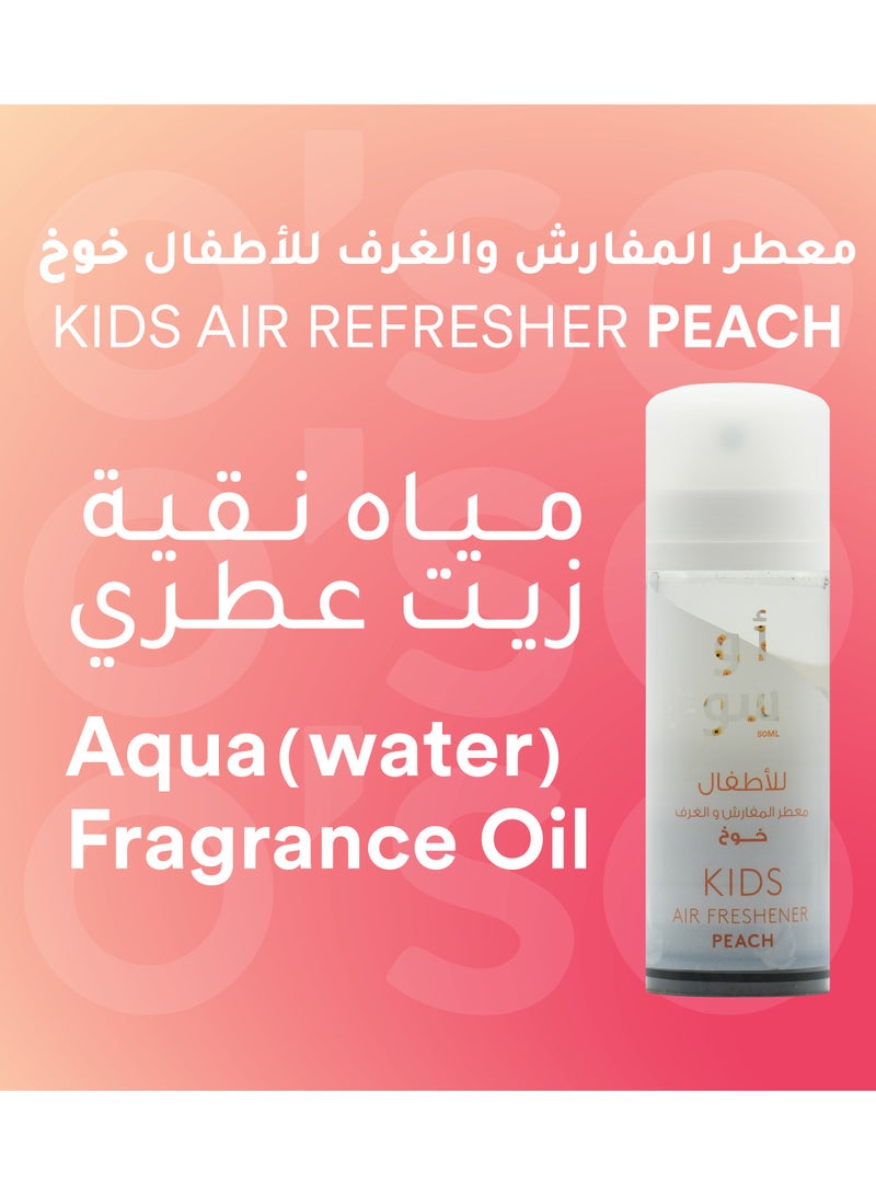 O'so Air Freshener For Beds And Kids' Rooms - Peach Flavor - 50ml - Image 3