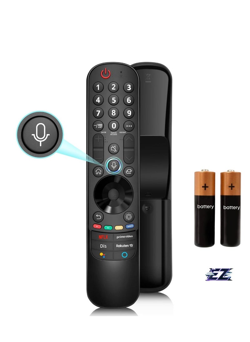ELTRAZONE Magic Remote Control for LG Smart TV, Universal Replacement Remote Control for LG OLED EVO/OLED/QNED/QLED/NanoCell/UHD 4K 8K, with Voice and Indicator – With Battery - Image 1