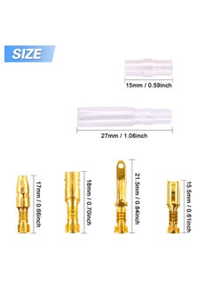 MVAQKLM  700Pcs 2.8mm 2 3 4 6 9 Pin Plug Housing Pin Header Crimp Electrical Wire Terminals Connector and 30 Sets 4mm Car Motorcycle Bullet Terminal Assortment Kit for Motorcycle, Bike, Car, Boats  - Image 3
