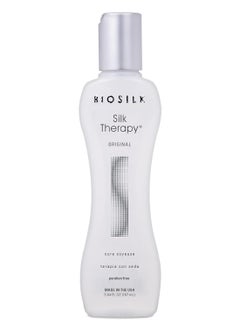 BIOSILK BioSilk Silk Therapy Original, Reconstructing Treatment For Adding Shine & Helping Prevent Split Ends, Sulfate, Paraben, & Cruelty-Free, 5.64 Oz  - Image 1