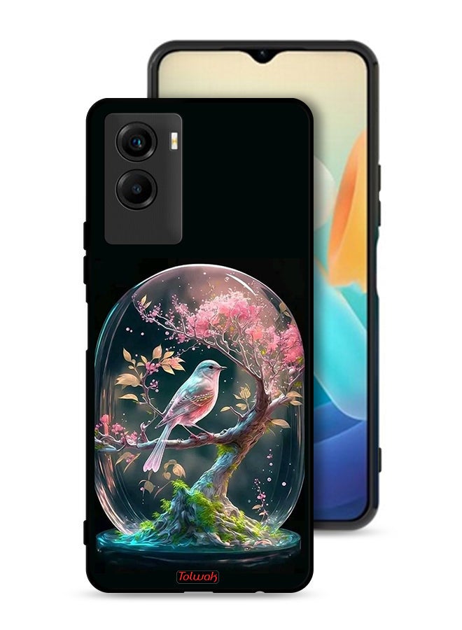 Tolwak Vivo Y55s 5G (2021) Protective Case Cover Bird In Jarr - Image 1