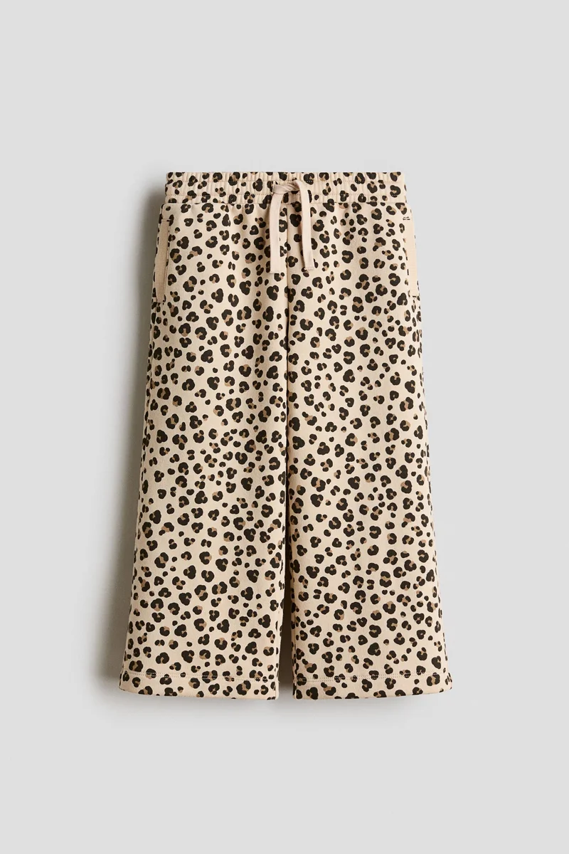 H&M Wide brushed-inside joggers