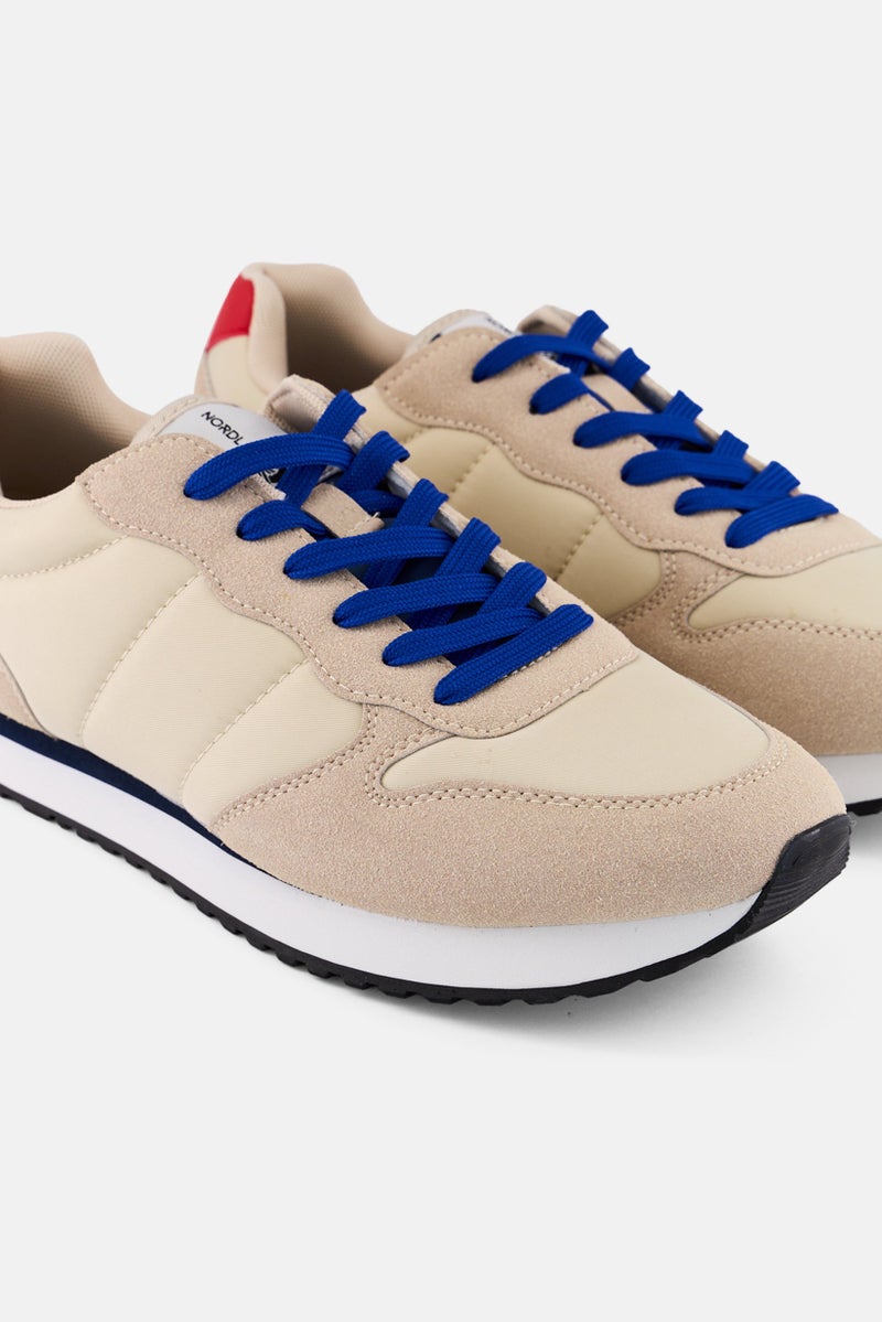 Nordland أحذية رجال خارجية مزودة بأربطة، بيج - Image 2