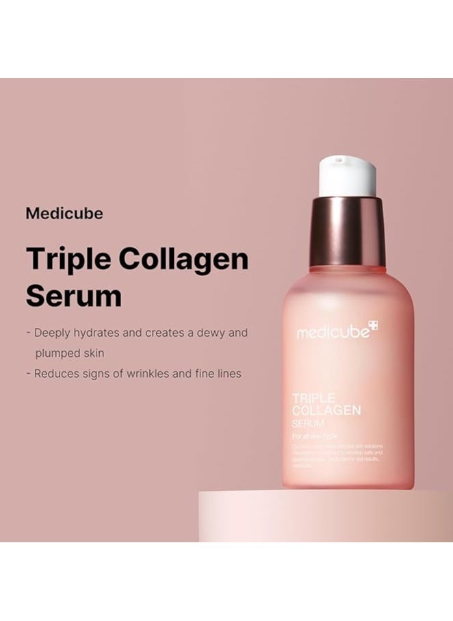 Medicube - Medicube Triple Collagen Serum 1.85 fl.oz - Nourish dull skin with Triple Collagen Complex - A lightweight serum with Niacinamide and Hyaluronic Acid - Korean Skincare - Image 1