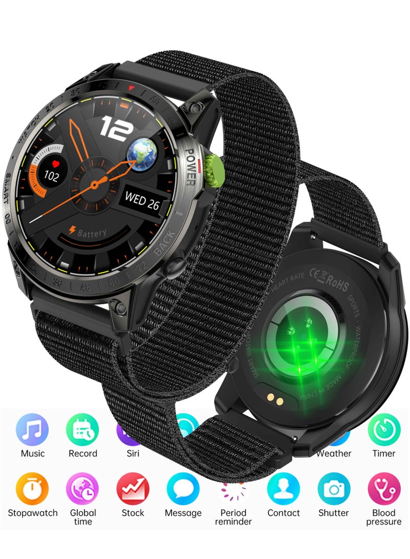 RollsTimi  Mens Smartwatch with Bluetooth Calls Fitness Tracker Sports Smart Watch - Image 1