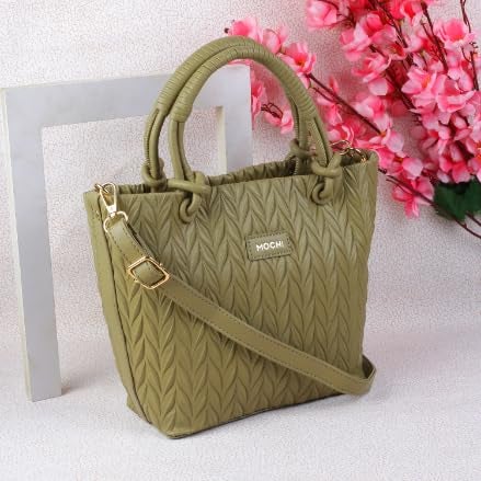 Mochi Women Green Sling Bag (66-219) - Image 2