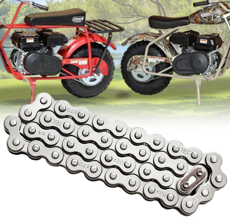 Chikia Front Jackshaft 420 Chain with 42 Links for Coleman Mini Bikes - Image 1