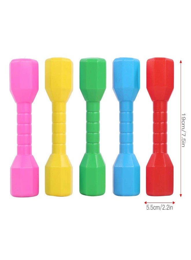 Pilipane 10Pcs Kids Workout Equipment, Kids Weight Toy Dumbbells, Fun Fitness and Exercise Equipment for Toddlers, Plastic Kid Fitness Equipment, kids workout equipment toddler weight set kids weight set ki - Image 3