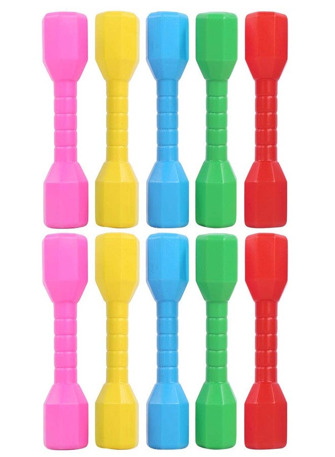 Pilipane 10Pcs Kids Workout Equipment, Kids Weight Toy Dumbbells, Fun Fitness and Exercise Equipment for Toddlers, Plastic Kid Fitness Equipment, kids workout equipment toddler weight set kids weight set ki - Image 1