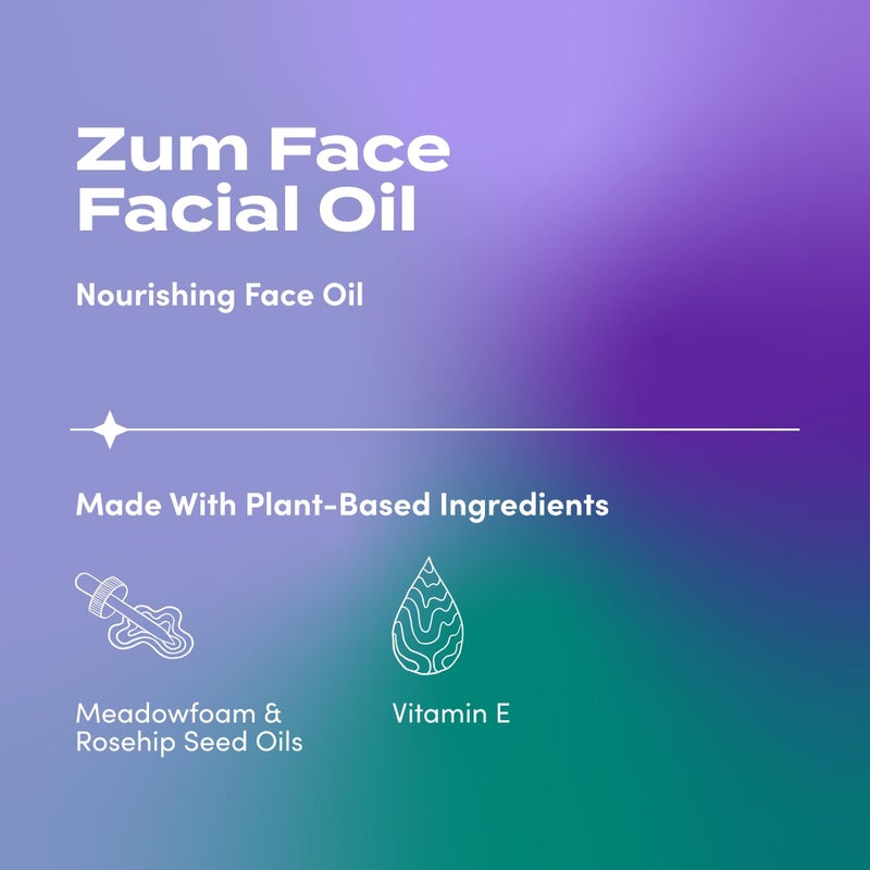 Indigo Wild Zum Face Nourishing Face Oil - Hydrating Face Moisturizer - Skin Oil Made with Shea Butter & Meadowfoam Seed Oil - Beauty & Personal Care - Lavender, Geranium & Rosemary Scent - 2 fl oz - Image 2
