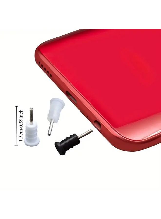 10pcs Black Universal Earphone Dust Plug Jack Cover For Mobile Phone Accessories - Image 5