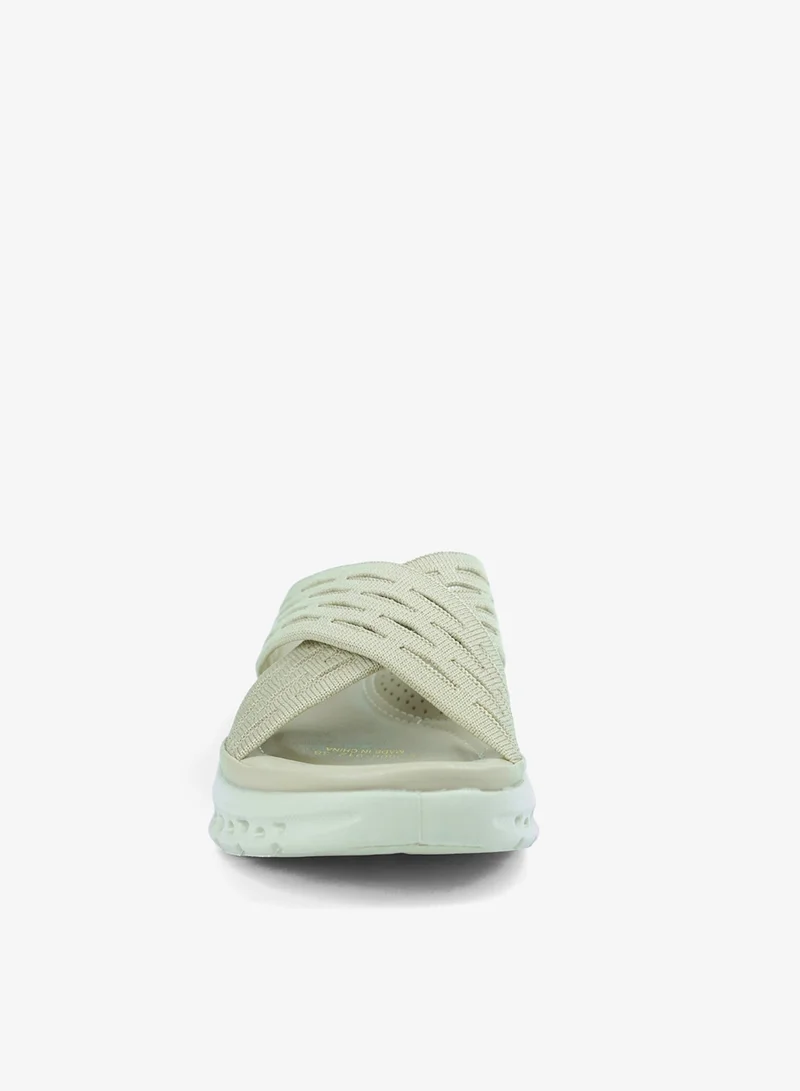 زينة 221-338 Zayna Ladies Casual Slides 3F2006-912 Beige