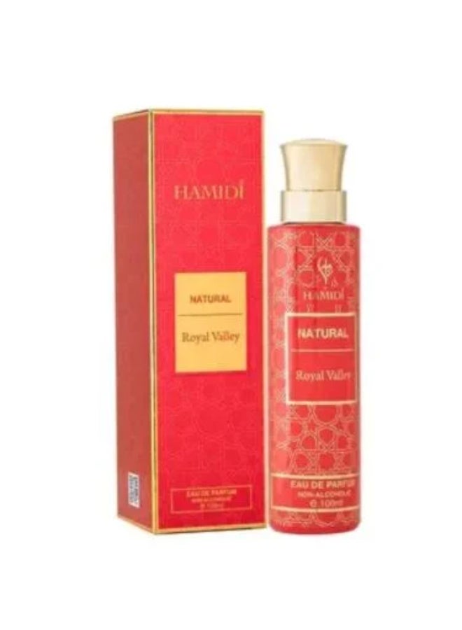 ماء عطر رويال فالي الطبيعي للجنسين  - 100 مل