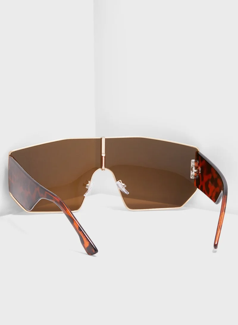 Jeepers Peepers Shield Sunglasses