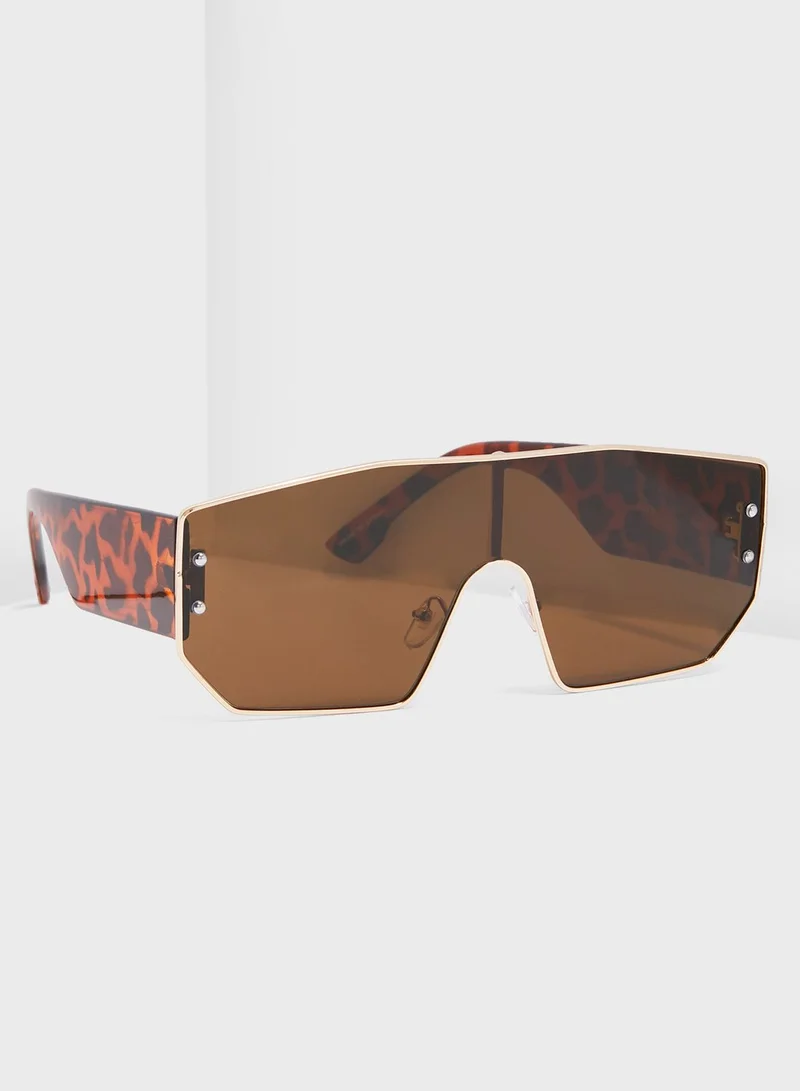 Jeepers Peepers Shield Sunglasses