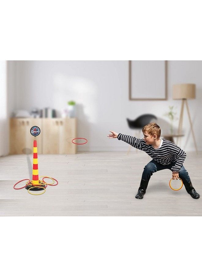 Marvel Spiderman Hoopy Loopy Fun Stacking Ring Toss Throw Game For Kids Playing Fun With 8 Multicolor Rings (Spiderman)