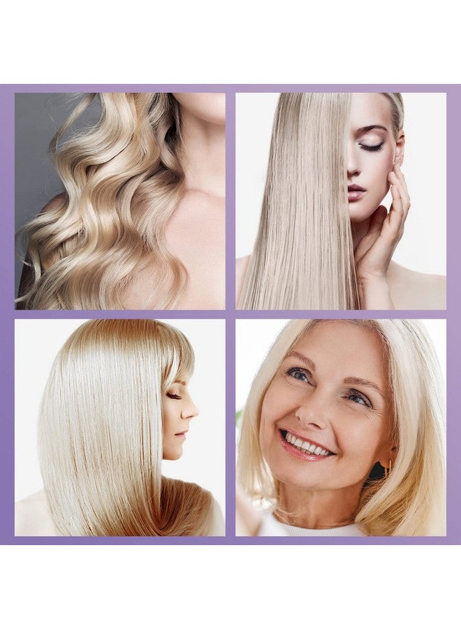 NUSPA Uspa 3 Minutes Purple Shampoo Moisturizing Color Correction Sulfate Free Shampoo No Yellow Shampoo For No Brass Or Yellow Argan Oil Keratin Infused 16.9Oz  - Image 3