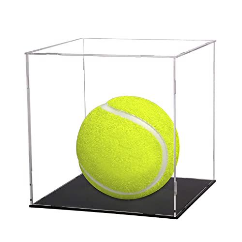 Evron Evron Display Case for Collectibles Assemble Clear Acrylic Box Alternative Glass Case for Display Action Figures Home Storage  Organizing Toys 4x4x4 inch 10x10x10 cm 