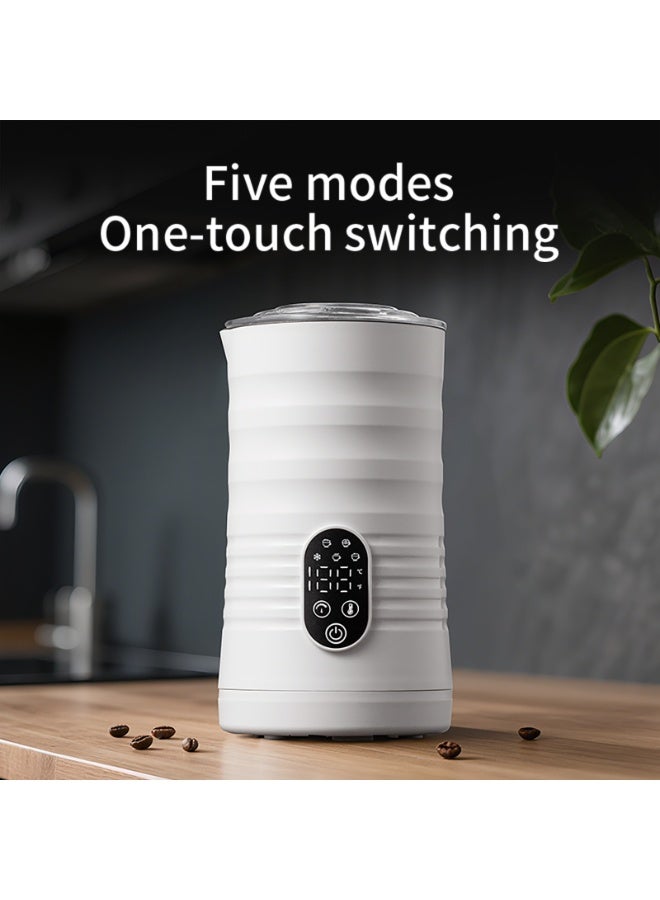 GOGA 5-in-1 Electric Milk Frother Maker for Frothing Hot & Cold Milk Foam, Heating Milk, Coffee,  Chocolate(350ML) - Image 5