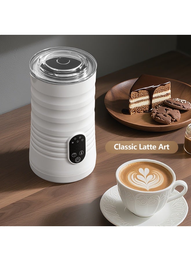 GOGA 5-in-1 Electric Milk Frother Maker for Frothing Hot & Cold Milk Foam, Heating Milk, Coffee,  Chocolate(350ML) - Image 2