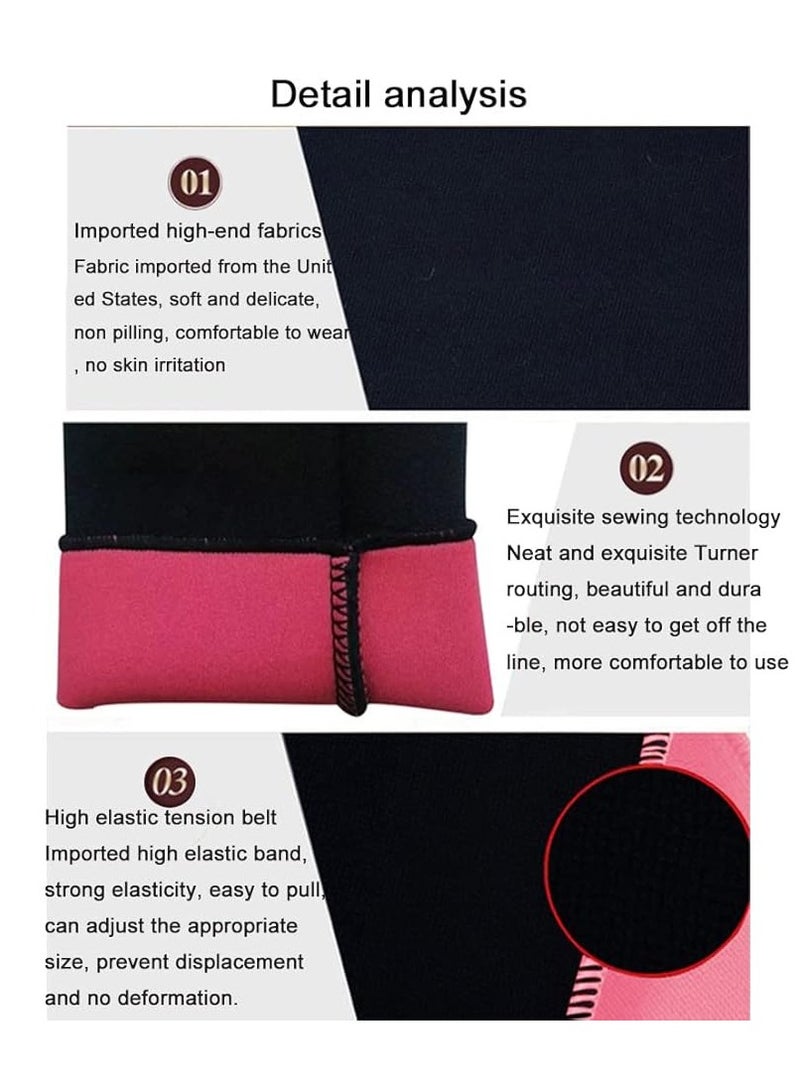 سيبوت مشد ذراع ساونا جيد التهوية، اكمام رفيعة للياقة البدنية، حزام تنحيف الذراع لممارسة رياضة اليوغا، اسود، زوج واحد - Image 5