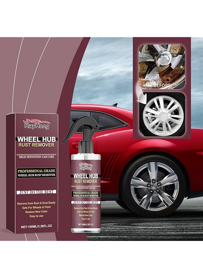 KASTWAVE Rust Removal Spray, 100Ml Portable Rust Conversion Agent, Instant Powerful Automotive Rust Reformer And Seal, Multi Purpose Stainless Steel Rust Cleaners For Most Car Detailing - Image 4