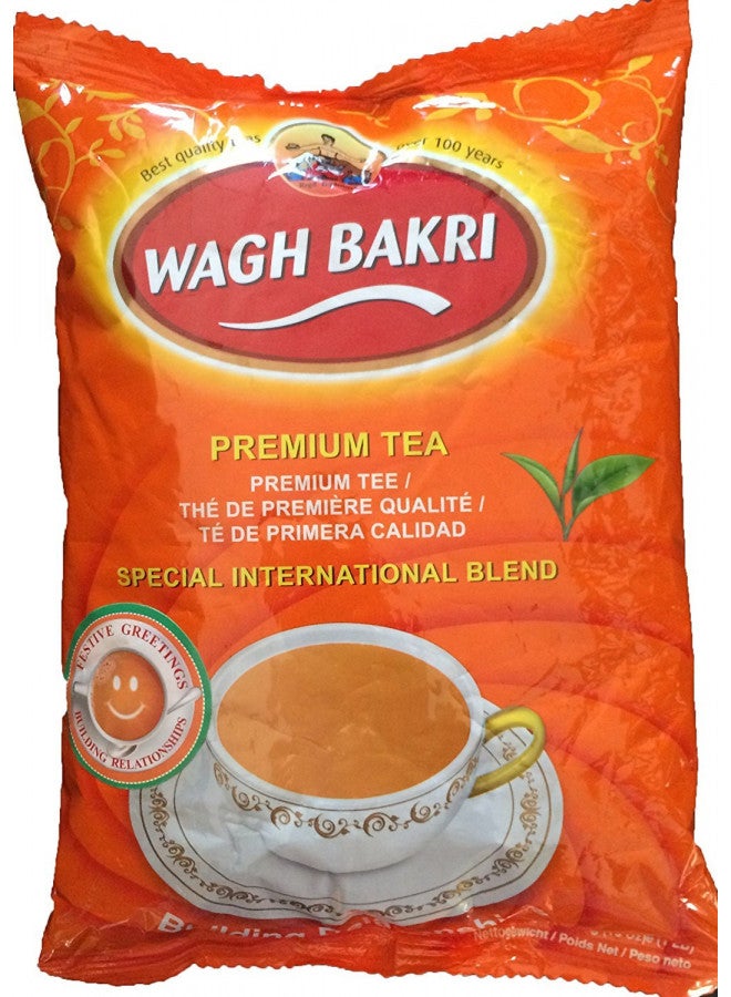 WAGH BAKRI Wagh Bakri Black Premium Loose Tea From Assam Special International Blend (1 Lb)  - Image 2
