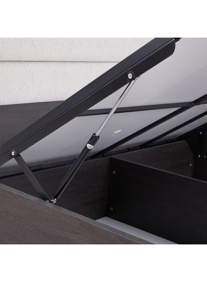 Home Box Veneto Hydraulic Storage King Bed - 180x200 cm - Image 4