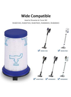 Rowenta 2 filters compatible with Rowenta Air Force 360 / X-Pert Essential 260 RH9037 RH9038 RH9039 RH9051 RH9057 RH9059 RH9079 RH9081 RH9086 RH9089  - Image 2