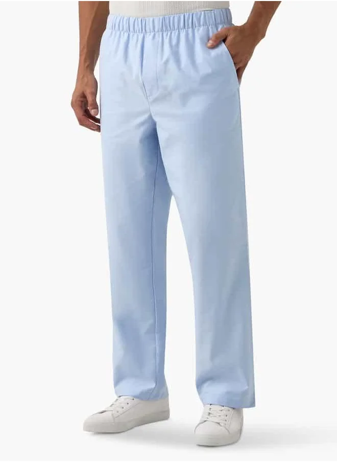 إمبيرور Emperor Regular Fit Pants with Elasticated Waistband and Pockets